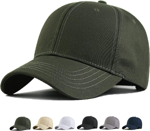 Oversize Baseball Cap XXL big head hats for men large head hats Dad Hat Adjustable 23.6"-26.8"...